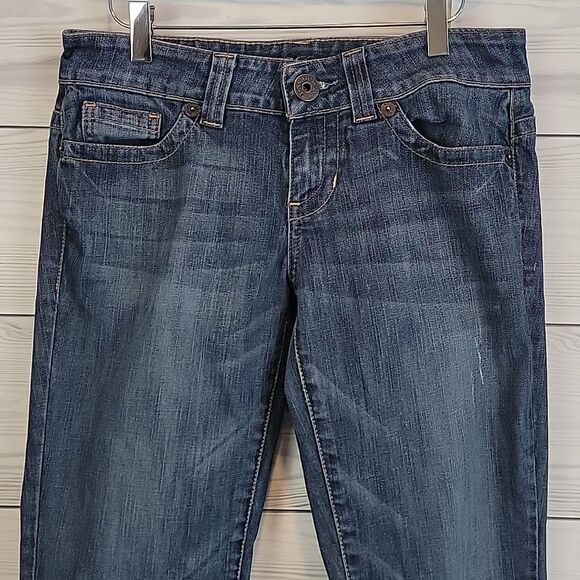 Guess Daredevil blue denim bootcut jeans Women's Size 29 - Picture 4 of 16